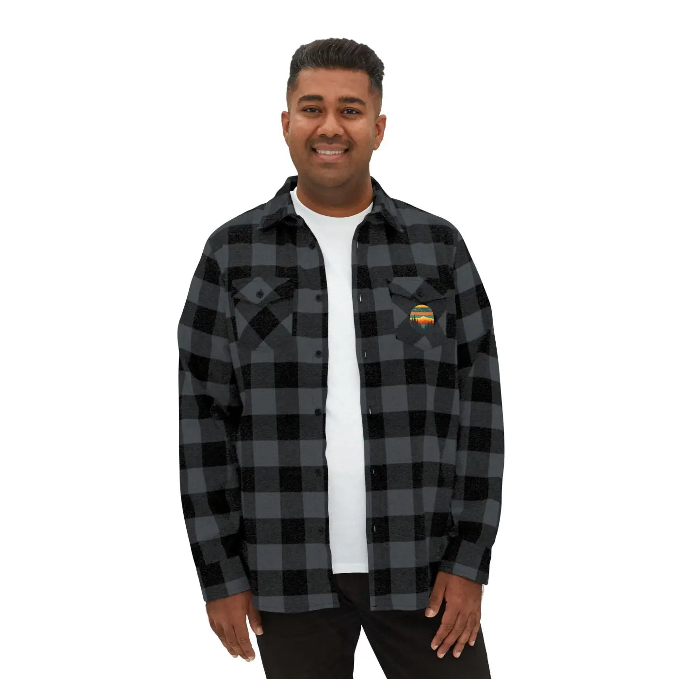 Forest Green Unisex Flannel - Brushed Cotton - DipaliZ