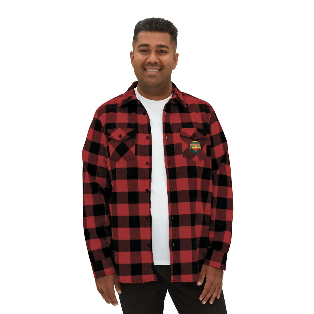 Forest Green Unisex Flannel - Brushed Cotton - DipaliZ
