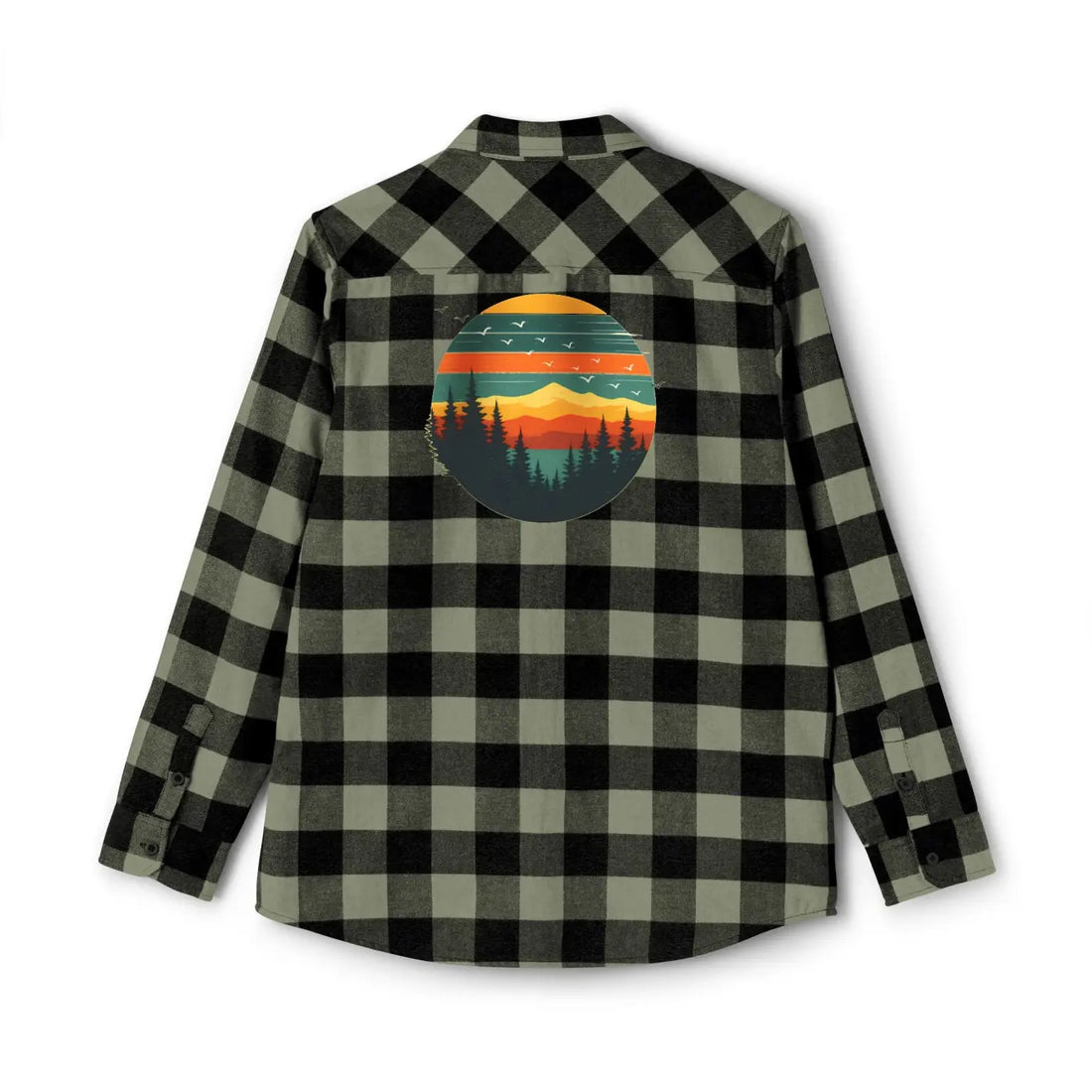 Forest Green Unisex Flannel - Brushed Cotton - DipaliZ
