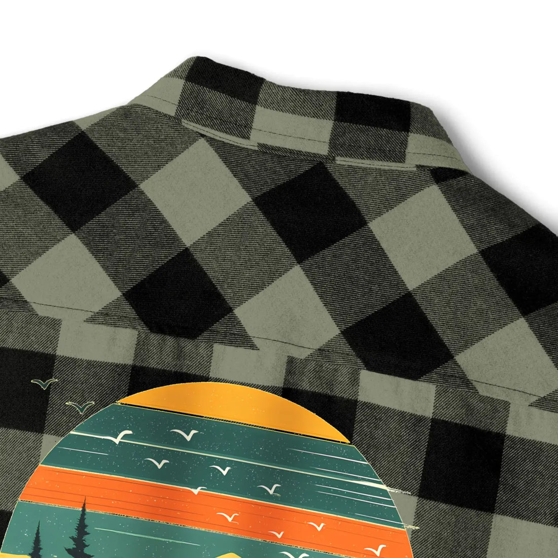 Forest Green Unisex Flannel - Brushed Cotton - DipaliZ
