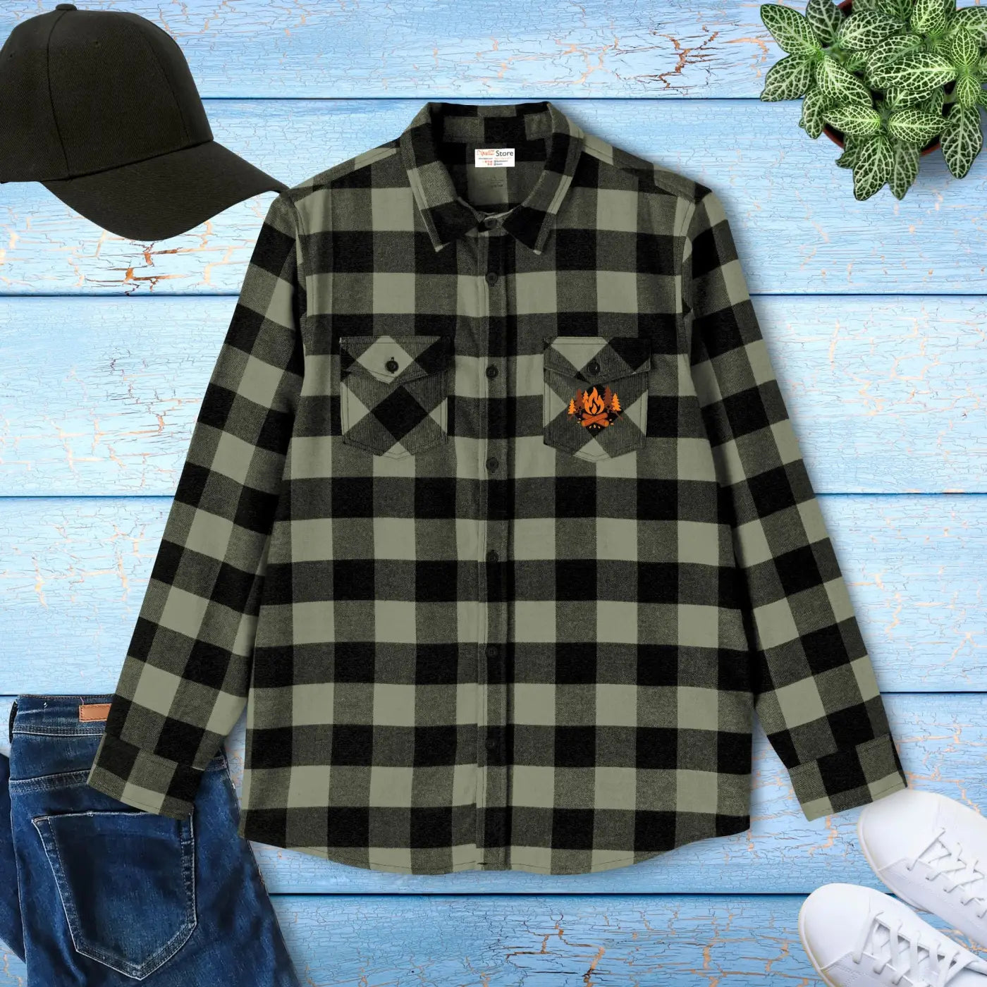 Heavyweight Unisex Flannel - Cozy Fall Comfort - DipaliZ