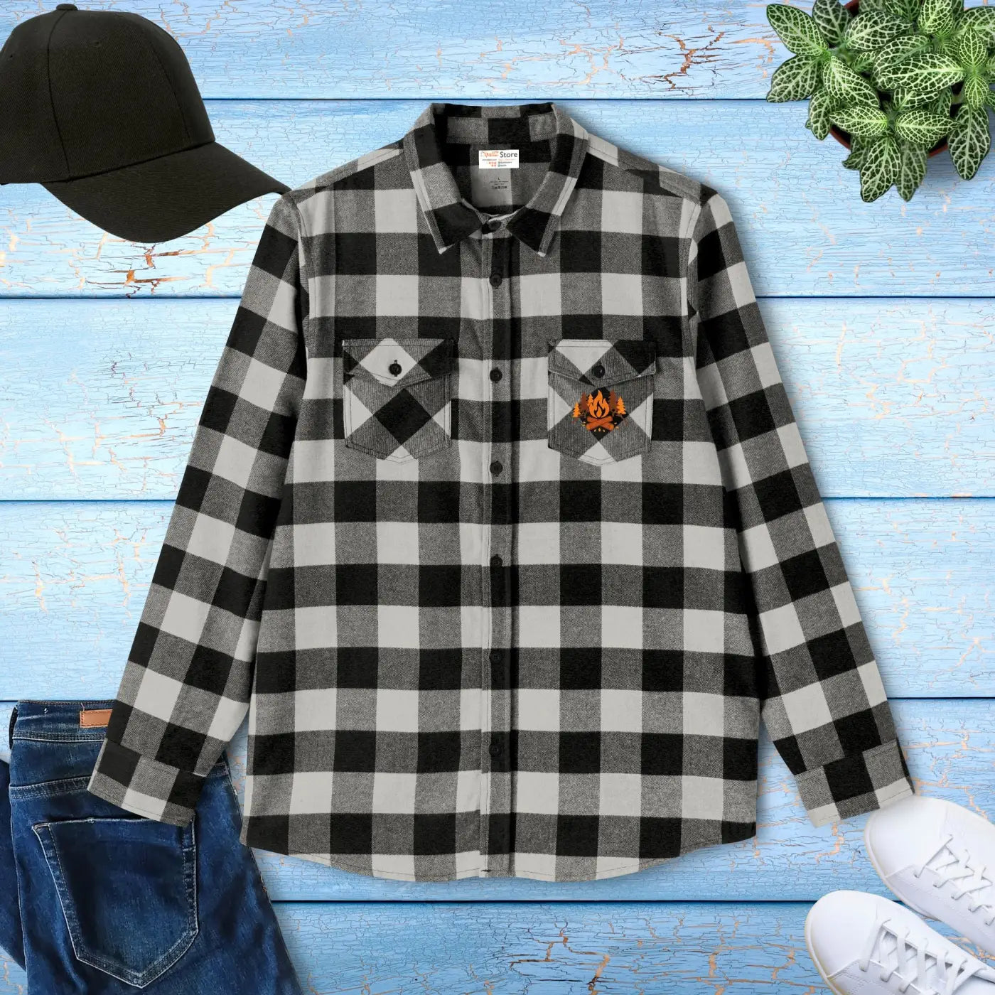 Heavyweight Unisex Flannel - Cozy Fall Comfort - DipaliZ