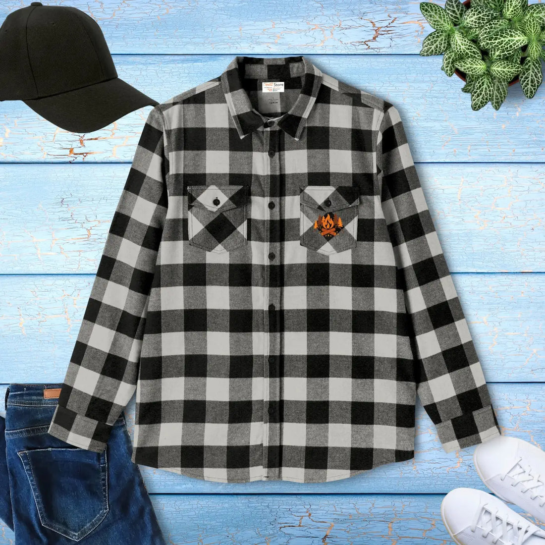Heavyweight Unisex Flannel - Cozy Fall Comfort - DipaliZ