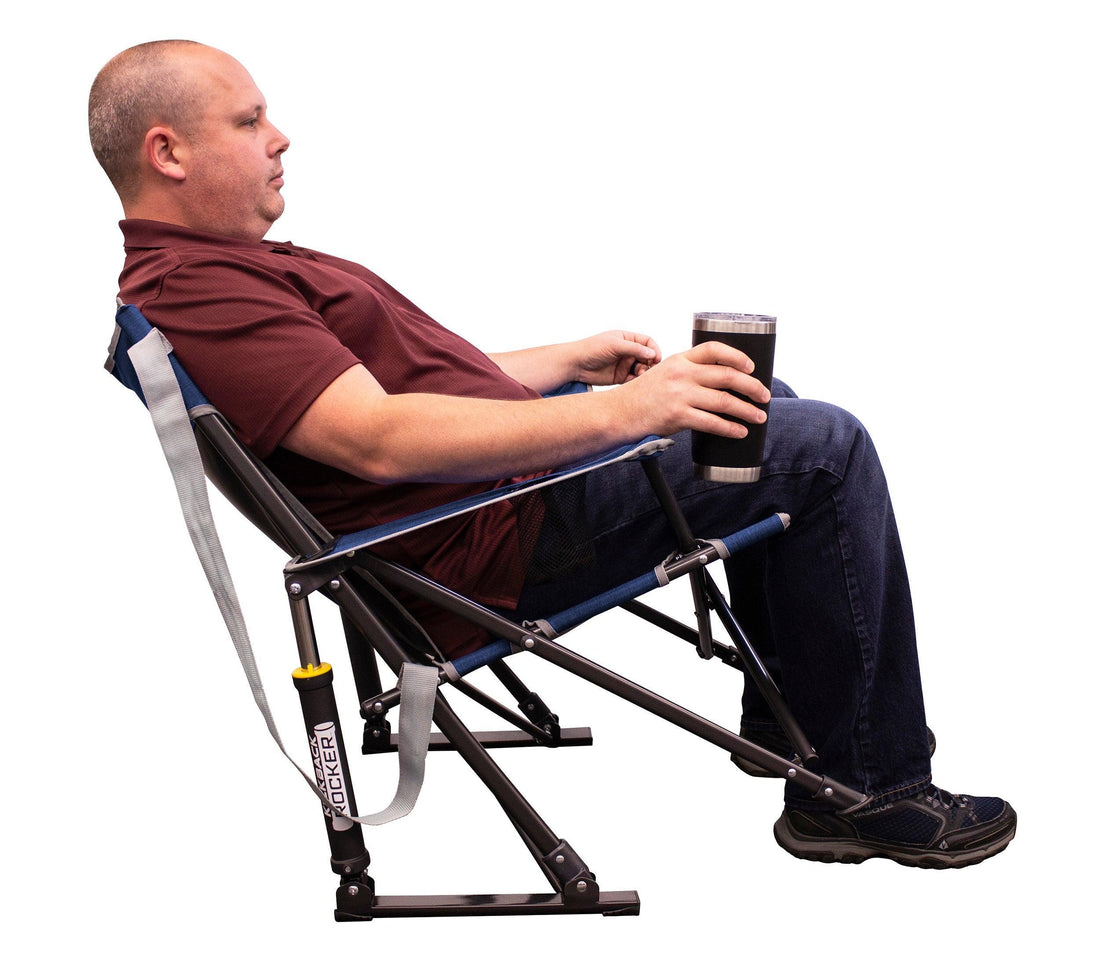 GCI Outdoor Kickback Rocker Portable Rocking Chair & Outdoor