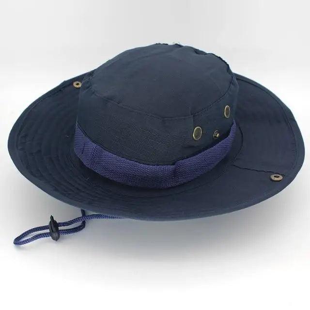 Men Adjustable Camouflage Sun Hat Outdoor UV Protection Fishing Hiking