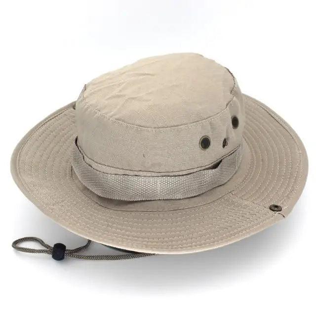 Men Adjustable Camouflage Sun Hat Outdoor UV Protection Fishing Hiking