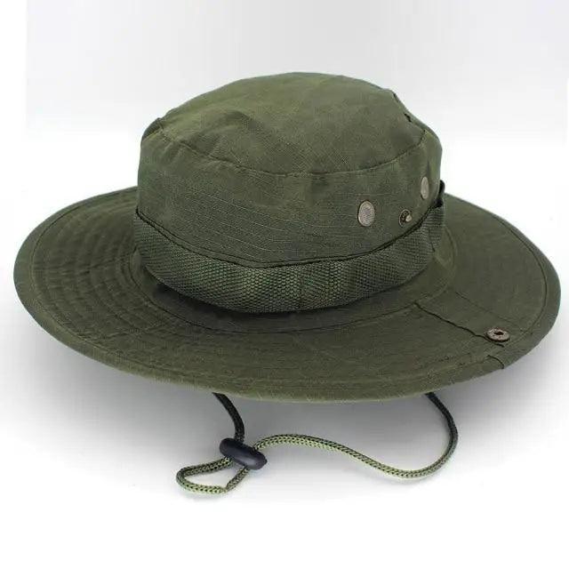 Men Adjustable Camouflage Sun Hat Outdoor UV Protection Fishing Hiking