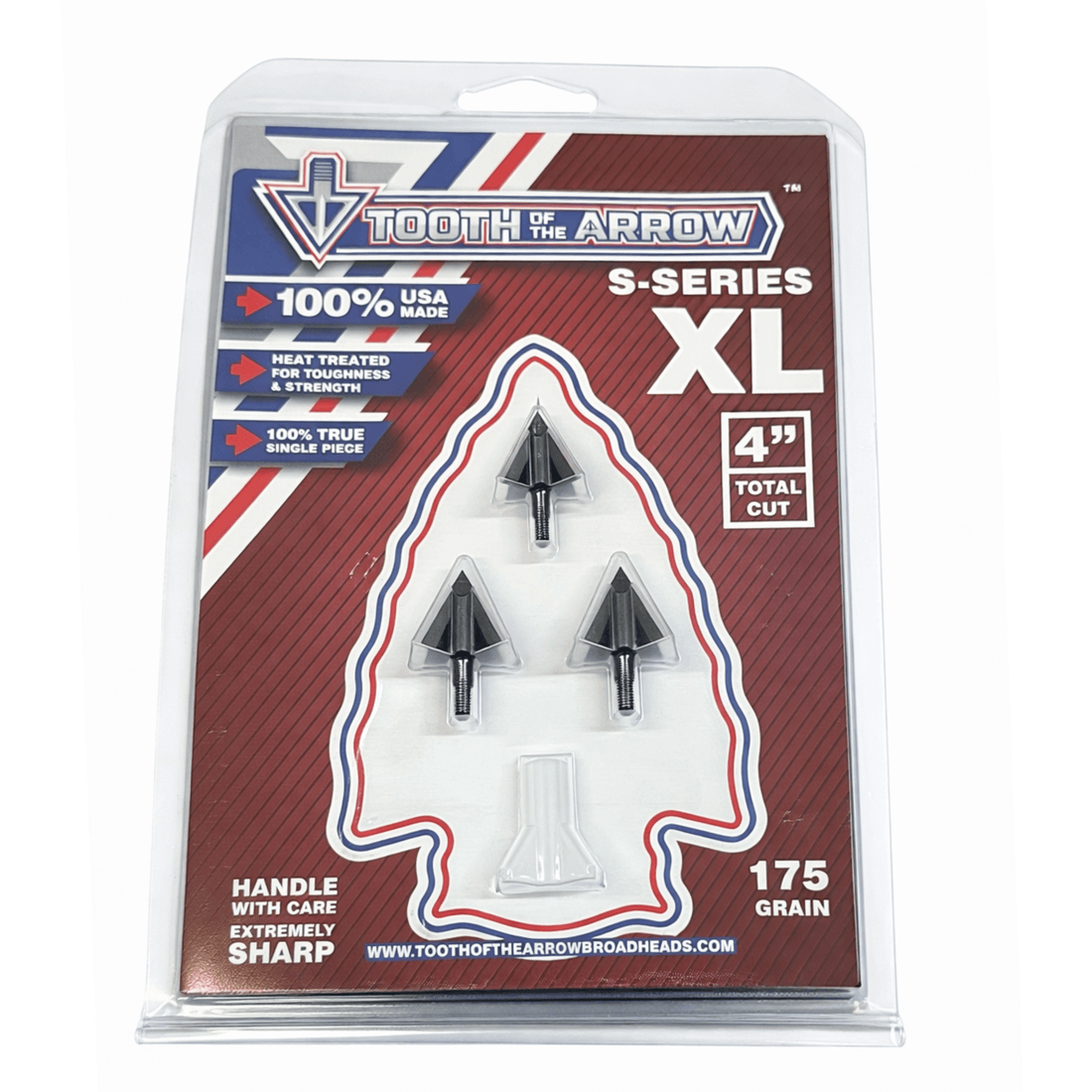 TOTA | 175 grain XL broadhead | 1-3/16-inch solid | fixed blade